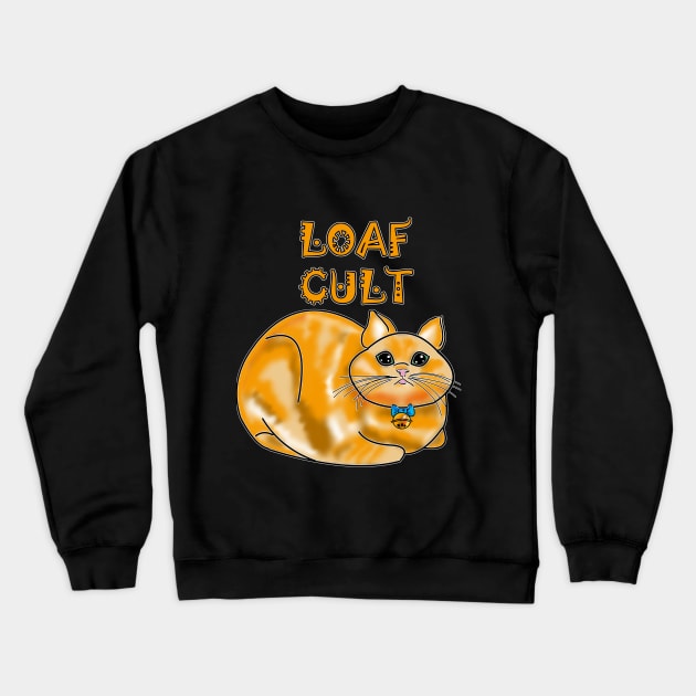 Loaf Cult (Cat Lover) Crewneck Sweatshirt by FrenArt